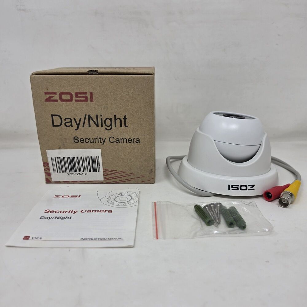 New Zosi 720P HD Hybrid 4-In-1 Day Night Security Camera TVI/CVI/AHD/960H CVBS